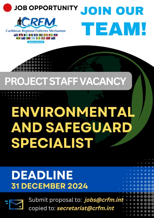 Vacancy for a Environmental and Safeguard Specialist  to provide technical support for the implementation of the Star-Fish Project