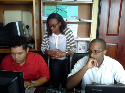 Asher Canto, Kayla Enriquez and Phillip Haughton