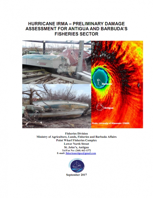 Hurricane Irma – Preliminary Damage Assessment for Antigua and Barbuda’s Fisheries Sector